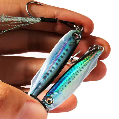 Jig metalico 3d realista - 10g/20/30g/40g.