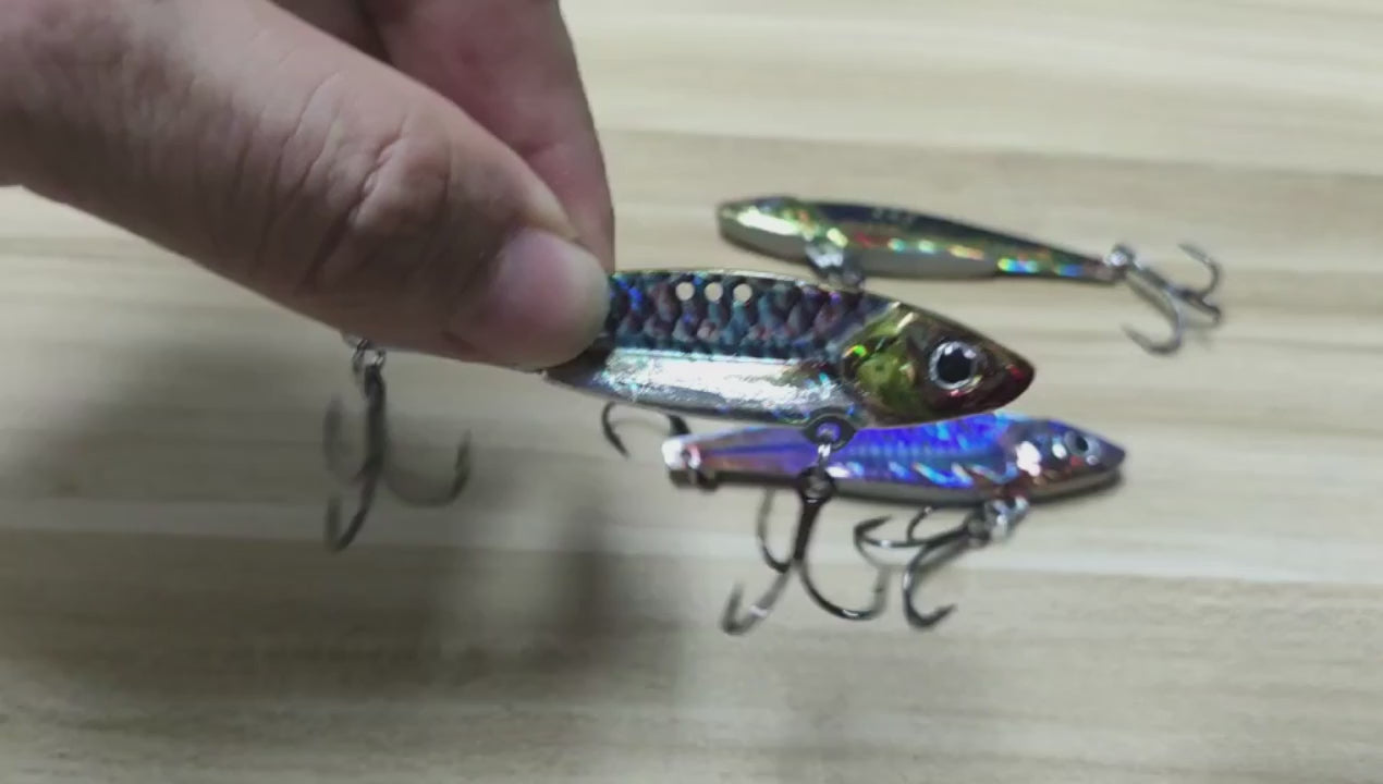 micro jigs de 10g, 20g. anzuelo triple